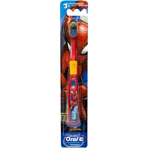 Oral B Marvel Spiderman Extra Soft Toothbrush 3+
