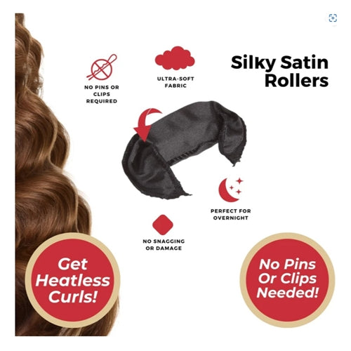 Dream World Pillow Satin Rollers 10pcs
