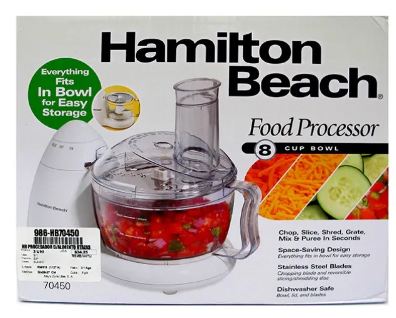 Hamilton Beach Food Processor - 8 Cup