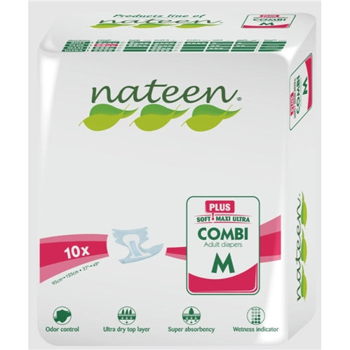 Nateen Soft Plus Maxi Adult Diapers 10's