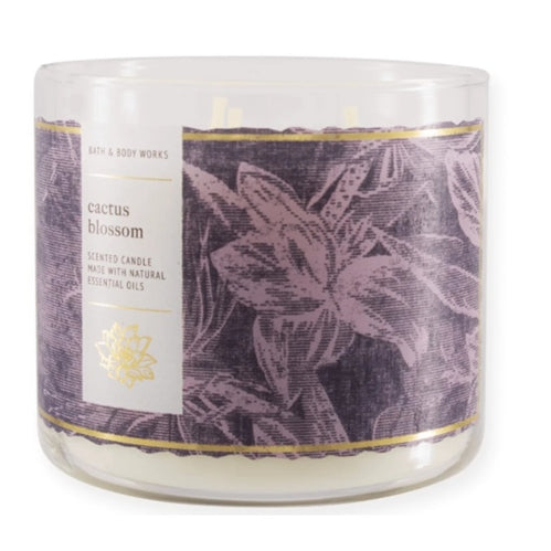 bath and body works cactus blossom candle Bath & Body Works Cactus Blossom 3 Wick Candle 411g