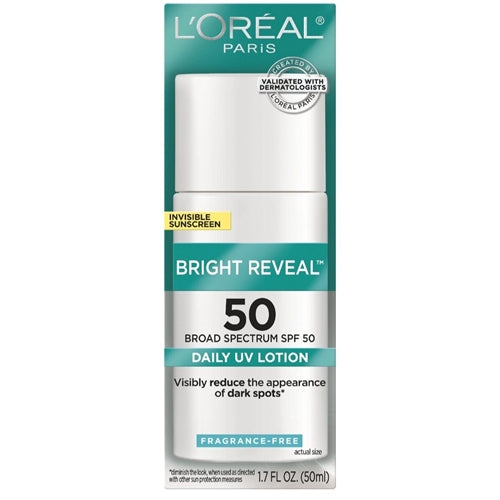 L'Oreal Paris Bright Reveal Broad Spectrum Daily UV Lotion - SPF 50 - 1.7 floz
