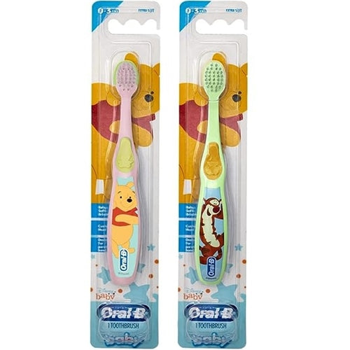 Oral B Disney Baby Winnie The Pooh Extra Soft Toothbrush 0-3 Yrs