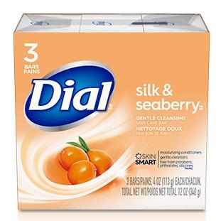 Dial Omega Moisture Glycerin Bar Soap, Sea Berries, x oz