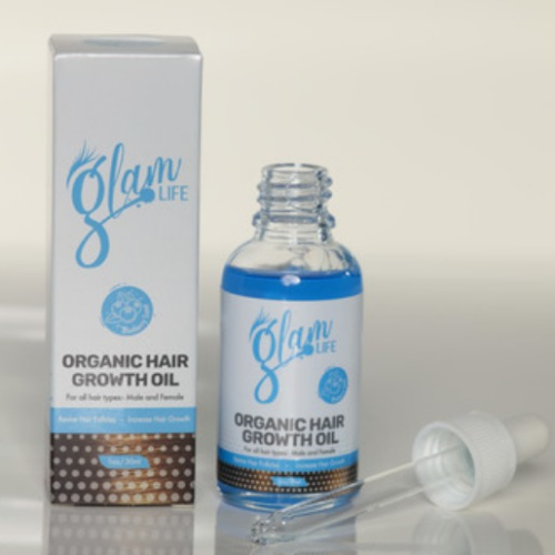 Glam Life Organic Hair Growth Oil - BLUEBERRY SCENT