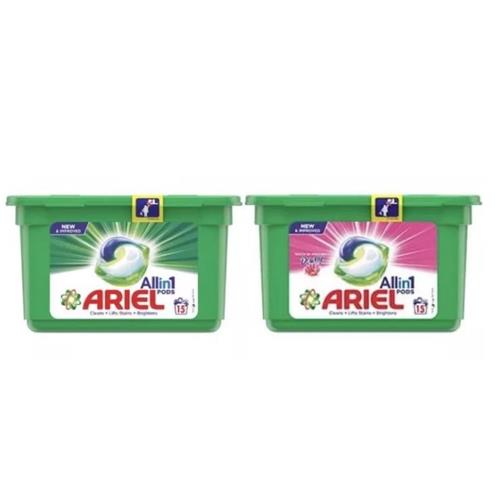 Ariel 3 en 1 PODS - Lessive en écodoses - Régulier La boîte de 38 doses