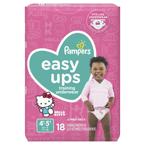 Pampers Easy Ups Training Underwear Girls Size 7 5T-6T 68 Count