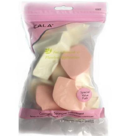 CALA Kosmetik-Schwämme Assortment – Verschiedene Formen & Farben, 50 Ml, Für Foundation & Make-up