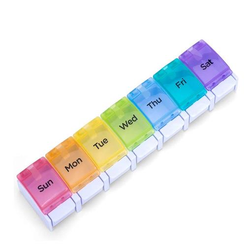 Pill Box Days Of The Week Assorted Colors pill-box-days-of-the-week-assorted-colors