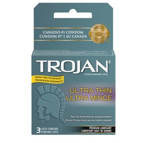Trojan Ultra-Thin Lubricated Condoms Trojan Ultra-Thin Lubricated Condoms