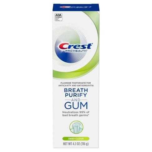 Crest Gum and Breath Purify Whitening Toothpaste - 4.1oz