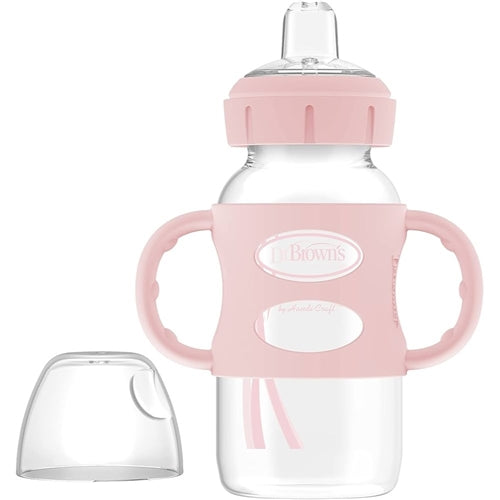 Dr Brown's Milestones Baby's First Sippy Sprout Bottle With Handles, 9oz