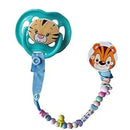 Pretty Baby Pacifier with Cover & Bead Chain - Assorted Colors