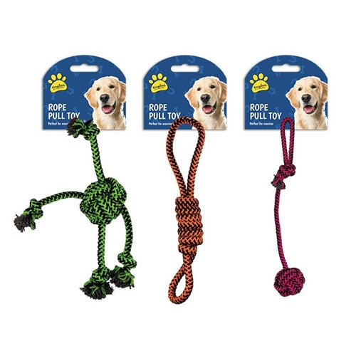 Kingdom Rope Pull Toy For Dogs - Assorted Rope