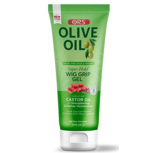 Ors Olive Oil Fix-it Wig Grip Gel Super Hold Infused With Castor Oil 5.0 Oz