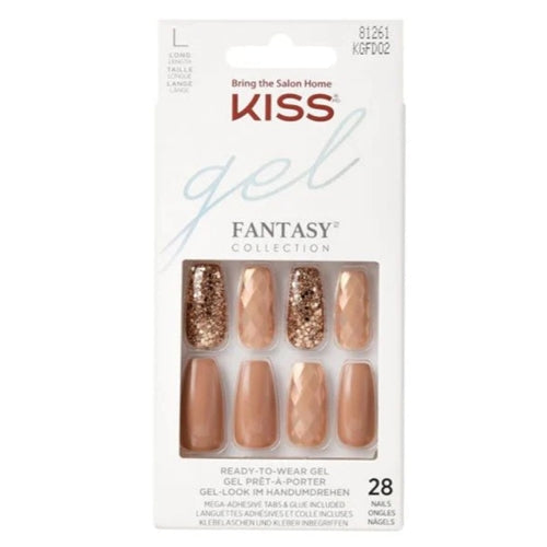 Kiss Gel Fantasy Ready-to-Wear Gel Nails Long Length