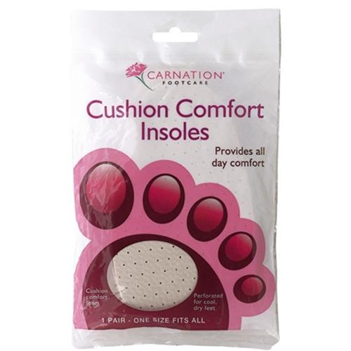 Carnation Footcare Cushion Comfort Insoles - 1 Pair