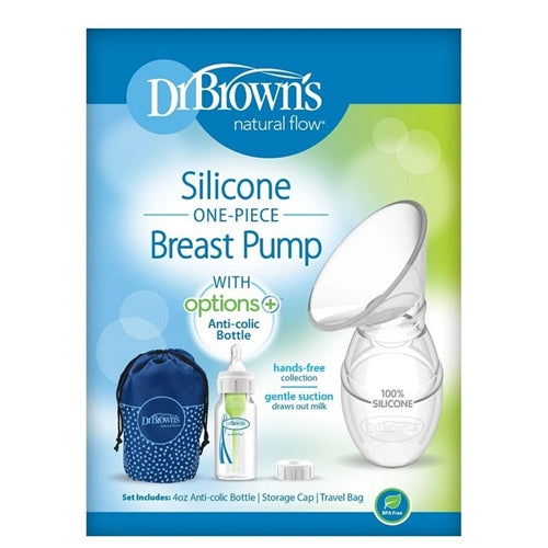 Dr Browns Silicone Breast Pump with Options+ Anti-Colic Bottle 150ml