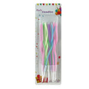 Glitter Party Candles 12Count