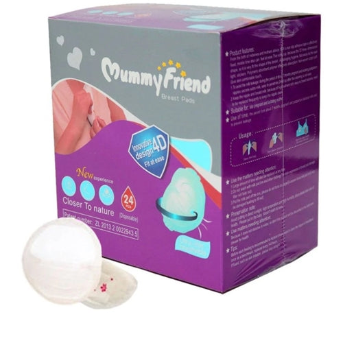 Mummy Friend 24 Count Breast Pads