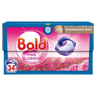 Bold All-in-1 PODS Washing Liquid Capsules 34 Washes, Pink Blossom