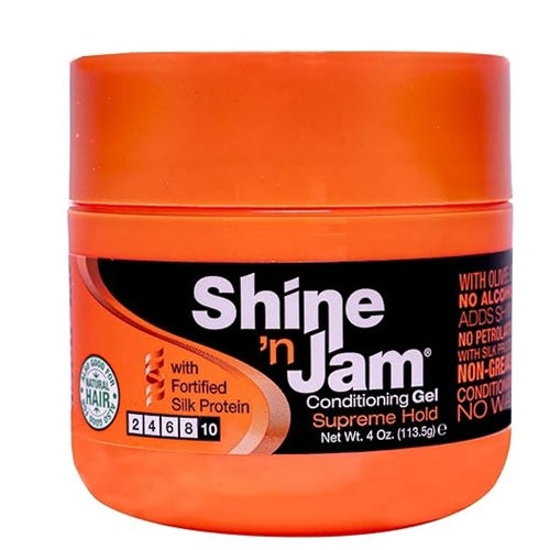 Ampro Shine 'n Jam Conditioning Gel Supreme Hold 4.0 Oz