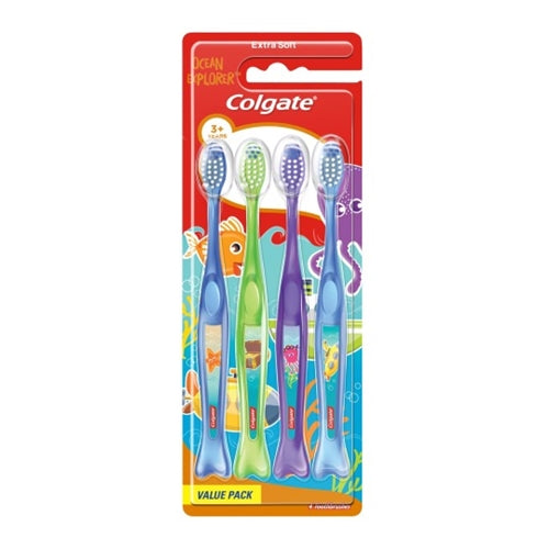 Colgate Kids Ocean Explorers Toothbrush 4 Pack