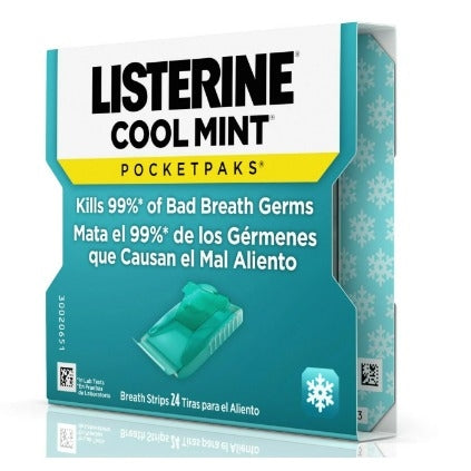 Listerine PocketPaks Cool Mint 24 Strips