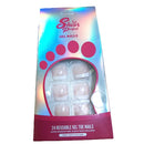 Sheer Perfect gel Reusable Press On Toenails, 24 Nails
