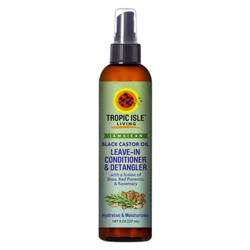 Tropic Isle Jamaican Black Castor Oil Leave-In Conditioner & Detangler 8OZ