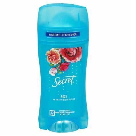 Secret Paris Solid Antiperspirant Deodorant, Romantic Rose, 2.6 Oz