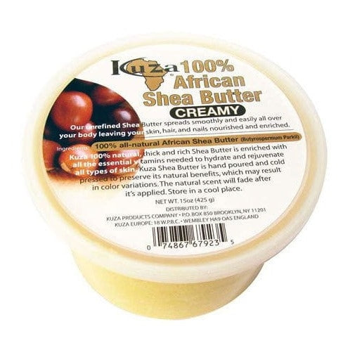 Kuza 100% African Yellow Shea Butter Creamy 443ml