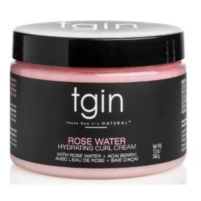 TGIN Rose Water Hydrating Curl Cream - 12 fl oz