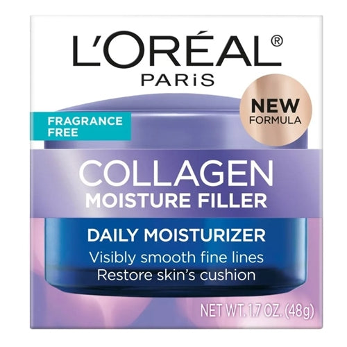 L'Oreal Paris Collagen Moisture Filler Daily Moisturizer - Fragrance Free, New Formula 1.7oz