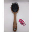 Glamour Coconut Plant Fiber Oval Hair Brush-Brown