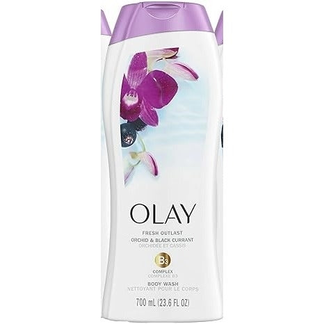 Olay Fresh Outlast Orchid & Black Currant Body Wash 23.6 oz
