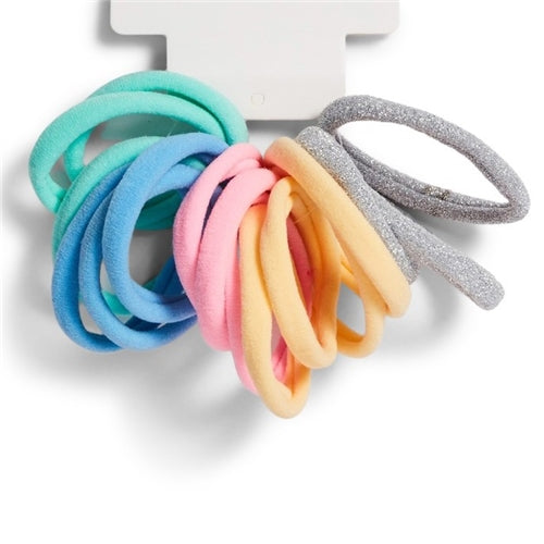 Glamour 10Pc Colored Hair Bands