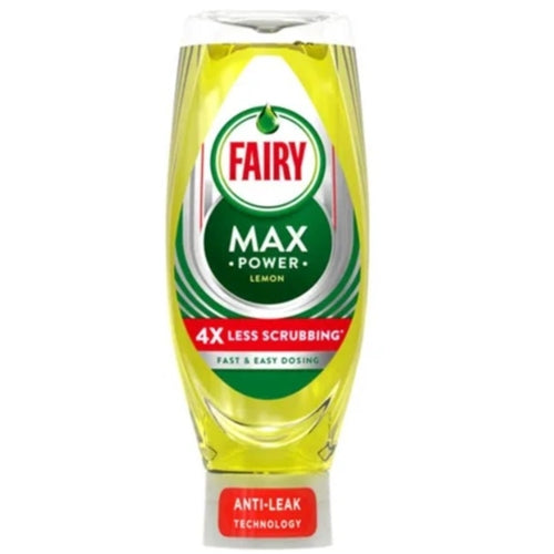 Fairy Max Power Dishwashing Liquid - 4X Less Scrubbing 640ml