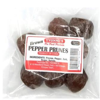 Yvonne's Pepper Brown Prunes 50g