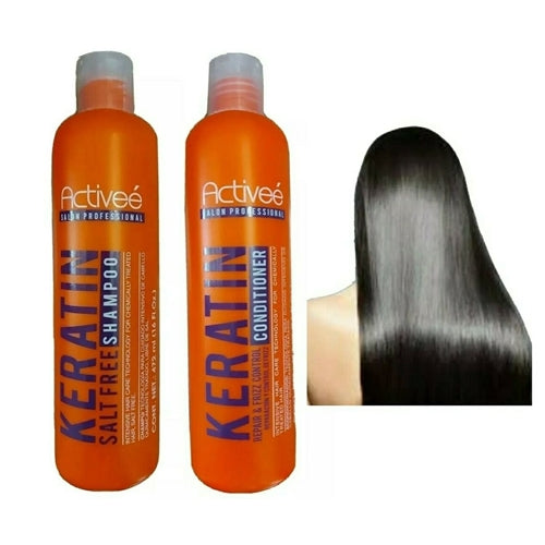 Activee Salon Professional Keratin Salt Free Intensive Hair Care Repair 16 fl oz