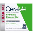 CeraVe Hydrating Cleansing Bar for Face and Body 4.5 oz × 2