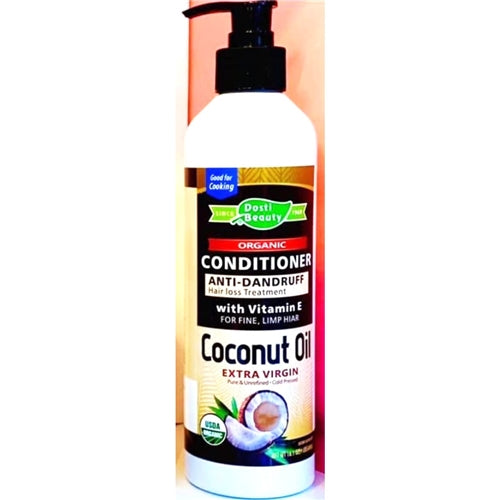 Dosti Beauty Organic Anti Dandruff Hair Conditioner With Coconut Oil 35.5oz