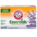 Arm & Hammer Fabric Softener Sheets, 100 sheets, Lavender & Linen