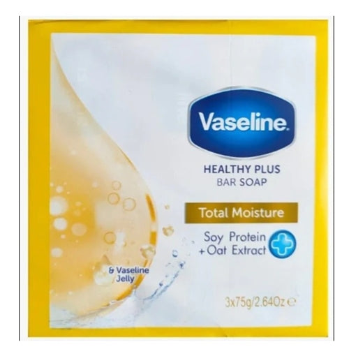 Vaseline Solid Soap 3pcs x 75gr Total Moisture