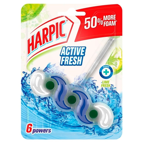 Harpic Active Fresh Toilet Block Lime Fresh 6 Power 35g
