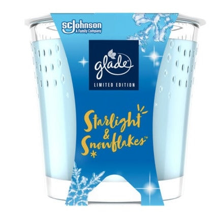 Glade Small Candle Starlight & Snowflakes 129g