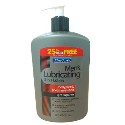 Xtracare Men's 3 In 1 Lubricating Lotion 20 fl oz