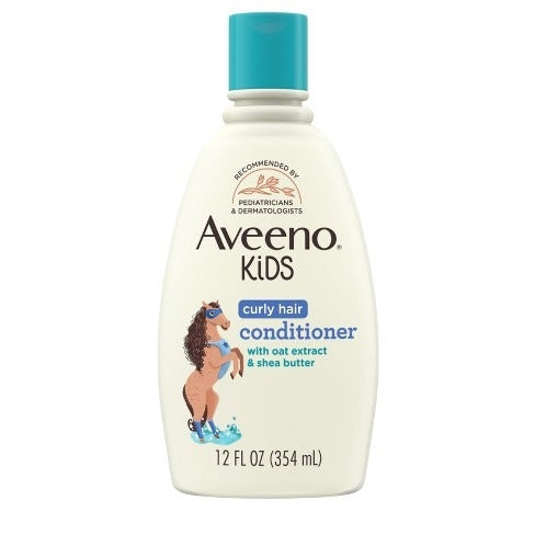 Aveeno Kids Curly Hair Products with Shea Butter, Gentle Scent - 12 fl oz