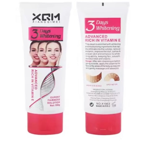 XQM 3 Days Whitening Advanced Cream 100g