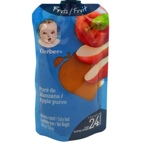 Gerber Baby Food Pouch 100g - Apple 24M+